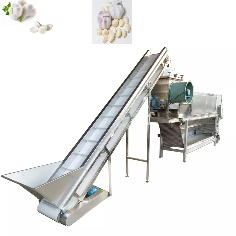 Macchina per peeling di aglio commerciale