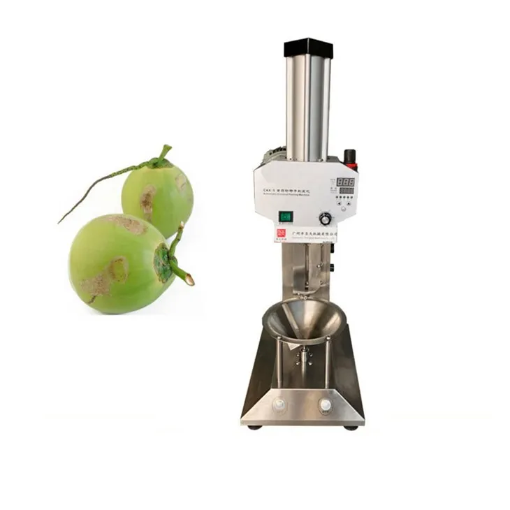 Macchina per peeling di cocco verde